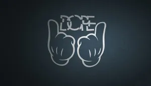 Dope Trippy Mickey Mouse Hands Wallpaper