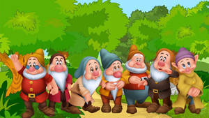 Dopey Dwarf In The Forest Wallpaper