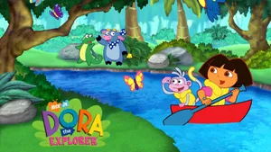 Dora The Explorer River Boat Wallpaper