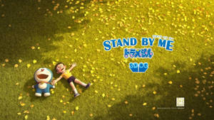 Doraemon And Nobita Autumn Ground Wallpaper