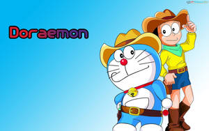 Doraemon And Nobita Poster Wallpaper