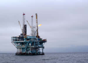 Dos Offshore Oil Rig Wallpaper