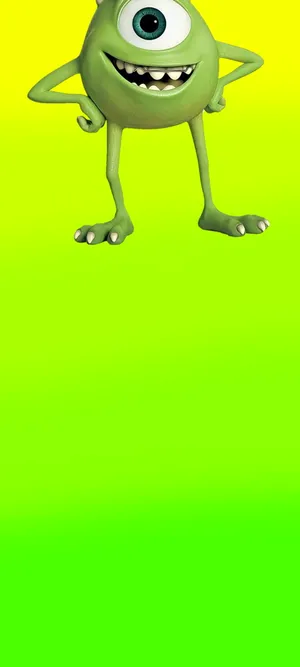 Dot Notch Mike Wazowski Wallpaper