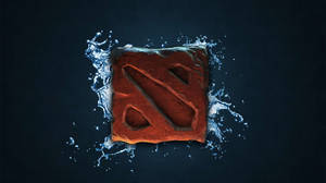 Dota 2 3d Gaming Logo Wallpaper