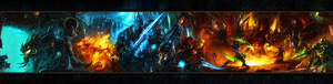 Dota 2 Gaming Dual Screen Wallpaper