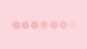 Dots Slowly Fading In A Pink Pastel Aesthetic Desktop Wallpaper