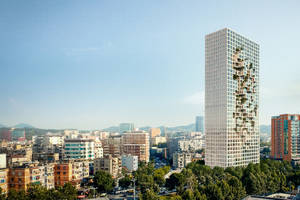 Downtown One Building In Albania Wallpaper