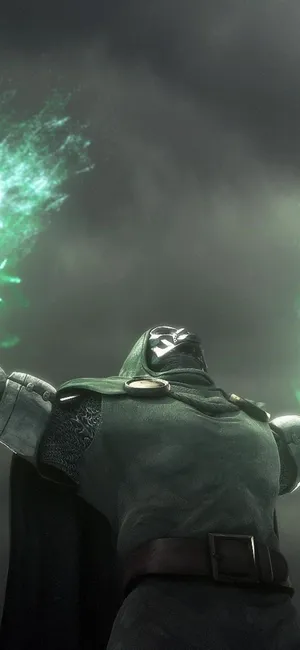 Dr Doom Scheming His Next Evil Villainous Plan Wallpaper