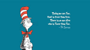 Dr. Seuss Encouraging Quote Wallpaper