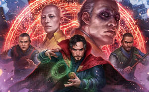 Dr. Strange Crew Marvel Laptop Wallpaper