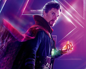 Dr Strange Glowing Left Hand Wallpaper