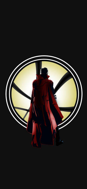 Dr Strange Yellow Sanctum Sanctorum Logo Wallpaper