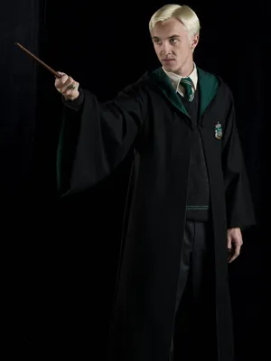 Draco Malfoy In Hogwarts Uniform Wallpaper