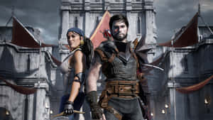 Dragon Age 2 4k Isabela And Hawke Wallpaper