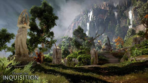 Dragon Age Inquisition Video Game Series Redcliffe Village Wallpaper