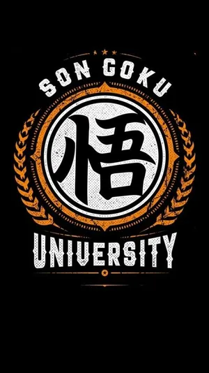 Dragon Ball Z Logo Goku University Wallpaper