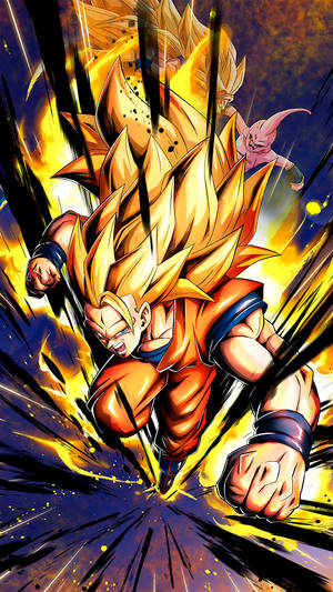 Dragon Ball Z Saiyan Vs Kai Wallpaper