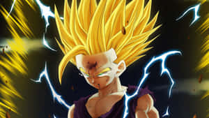 Dragon Ball Z Super Saiyan Scarred Goku Wallpaper