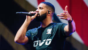 Drake O V O Performance Live Stage Wallpaper