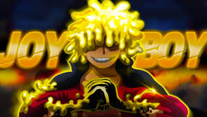 Dramatic Illustration Of Joy Boy And Luffy - From The Popular Anime Series
