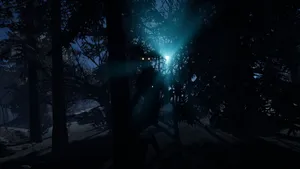 Dreamcore Dark Forest Wallpaper