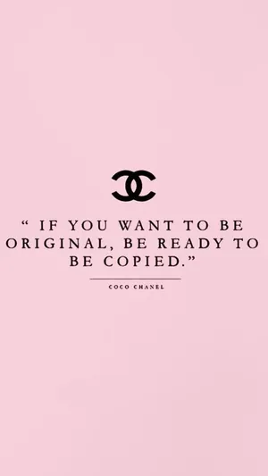 Dress Like A Fashion Icon With Chanel Girly Wallpaper