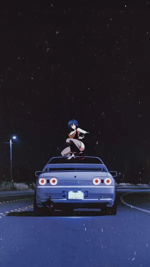 Drift Away To Anime Dreams Wallpaper