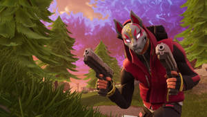 Drift Fortnite Double Pistol Wallpaper