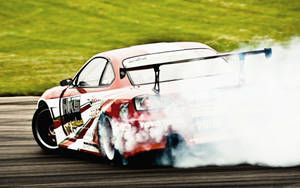 Drifting Nissan Silvia S14 Wallpaper