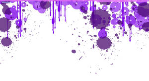 Drippy Purple Paint Splash Wallpaper