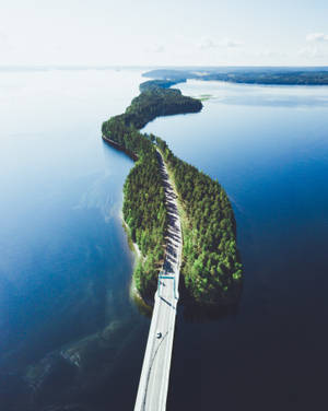 Drive Route 62 In Finland Wallpaper