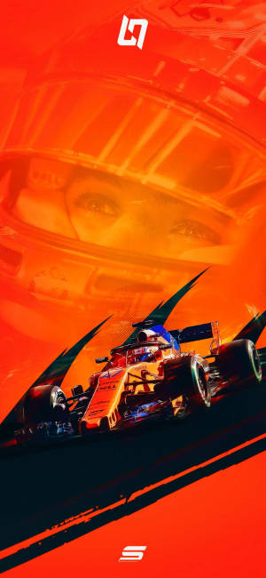 Driving Passion - Lando Norris In Action Wallpaper