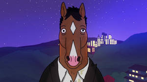 Druggie Bojack Horseman Caught In A Spiral Wallpaper