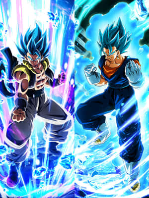 Dual Super Saiyan Warriors Gogeta And Vegito Wallpaper