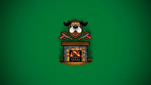 Duck Hunt Dog Head Taxidermy Wallpaper