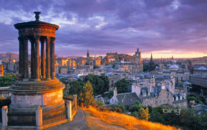 Dugald Stewart Monument, Edinburgh, Scotland Wallpaper