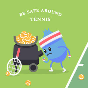 Dumb Ways To Die In Tennis Court Wallpaper