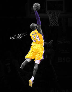 Dunking Kobe Bryant Iphone Wallpaper