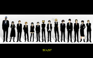 Durarara Anime Characters In Action Wallpaper