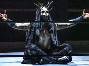 Dutch Wrestler Malakai Black Debut Match Horned Outfit Wallpaper