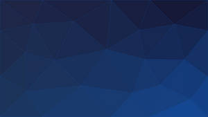 Dynamic Blue Geometric Triangles Wallpaper