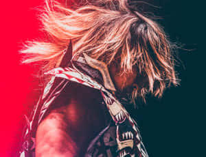 Dynamic Wrestler Entrance Moment Wallpaper