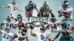 Eagles Football Whole Team Wallpaper