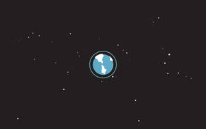 Earth In Outer Space Basic Wallpaper