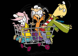 Ed Edd Eddy Grocery Cart Wallpaper