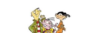 Ed Edd Eddy White Backdrop Wallpaper