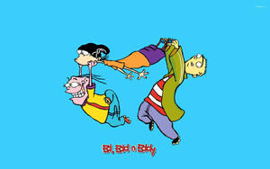 Ed Edd N Eddy Quirky Poster Wallpaper