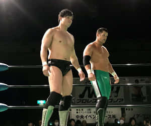 Eddie Edwards In The Ring, Noah Pro Wrestling Promotion Wallpaper