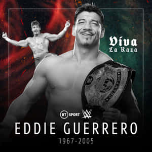 Eddie Guerrero Graphic Art Viva La Raza Wallpaper