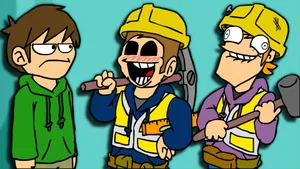 Eddsworld Funny Episode Hammer And Fail Wallpaper